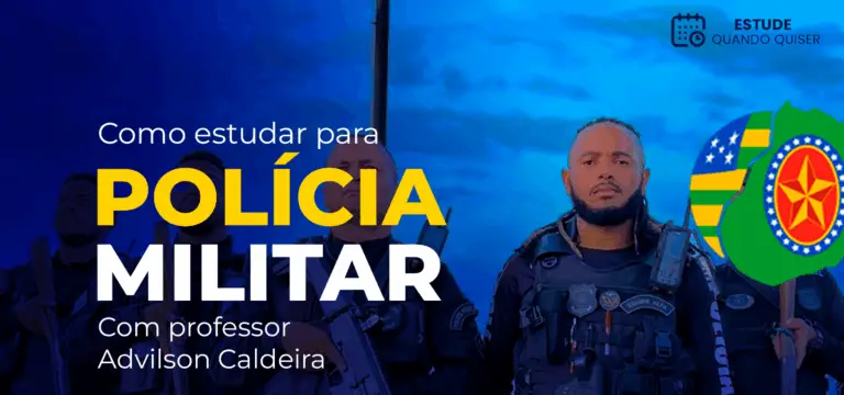 Como estudar para PMGO – Prof. Advilson Caldeira