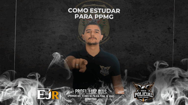 Como Estudar para a PMMG — com o Prof. Dias