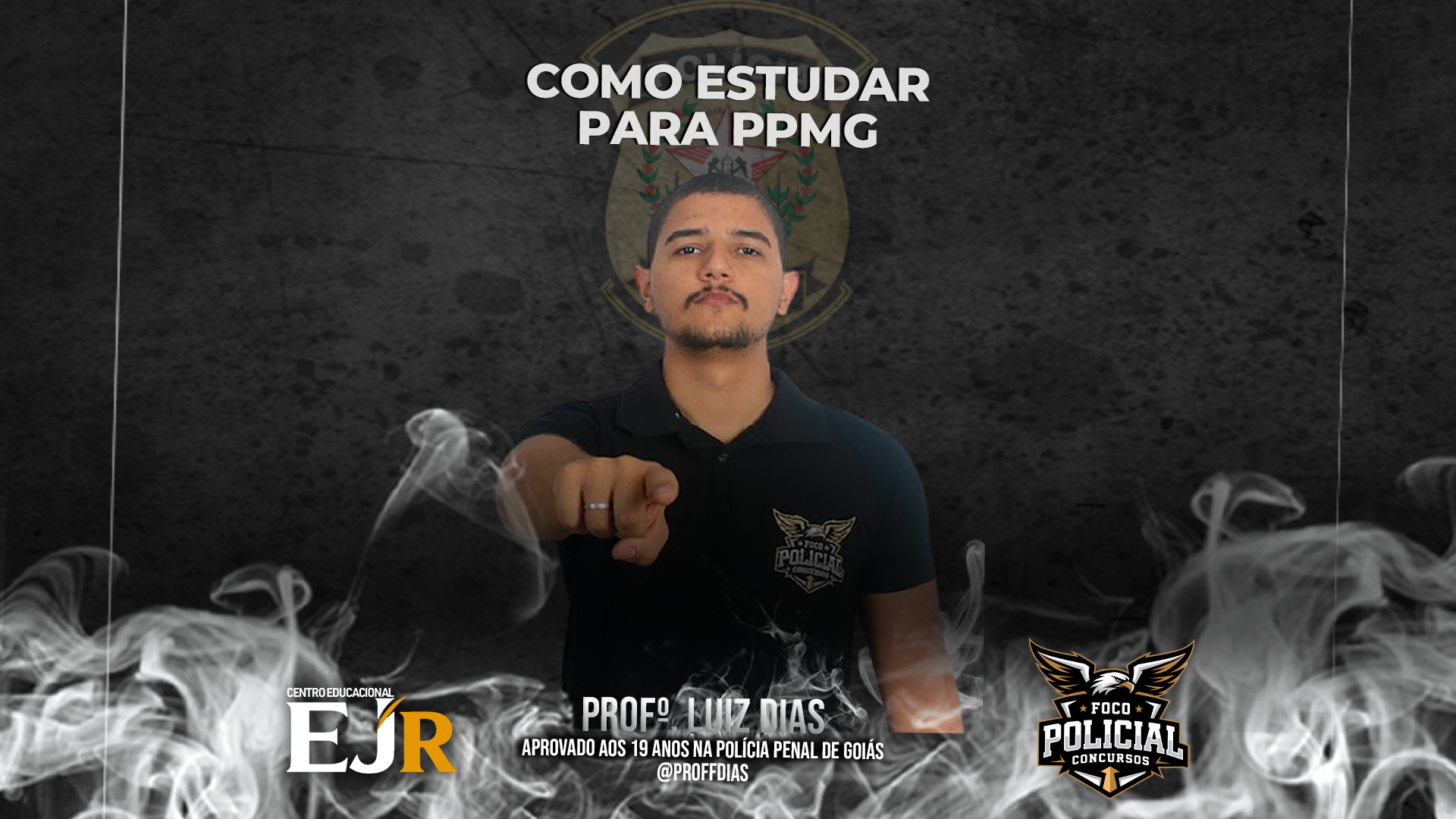 Como Estudar para a PMMG — com o Prof. Dias